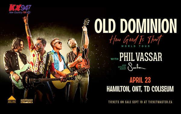 KX 947 Presents - Old Dominion