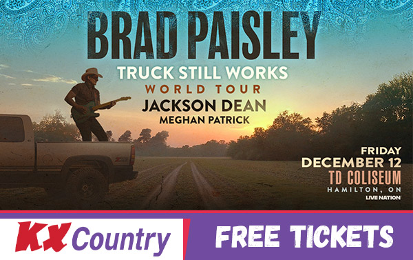 Free Brad Paisley Tickets! 