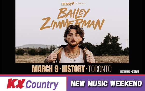 Bailey Zimmerman New Music Weekend!